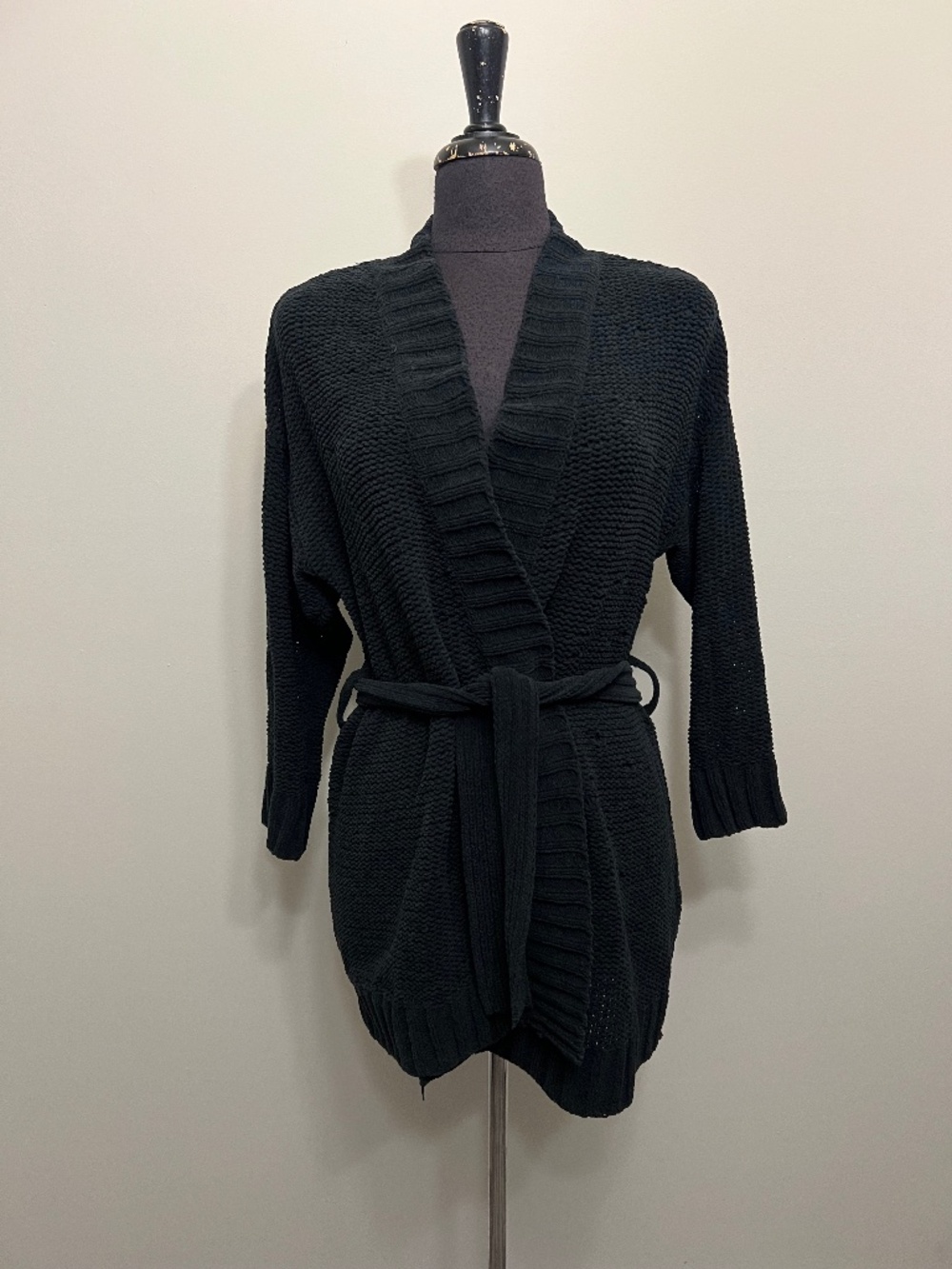 Aerie Cozy Black Cardigan